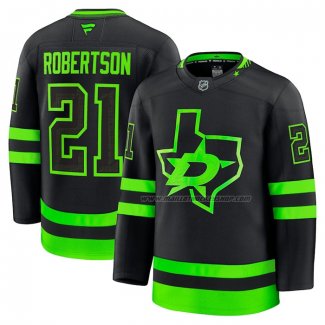 Maillot Hockey Dallas Stars Jason Robertson Alterner Noir