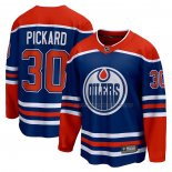 Maillot Hockey Edmonton Oilers Calvin Pickard Domicile Premier Breakaway Bleu