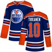 Maillot Hockey Edmonton Oilers Esa Tikkanen Alterner Authentique Bleu