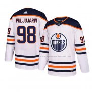 Maillot Hockey Edmonton Oilers Jesse Puljujarvi Exterieur Blanc