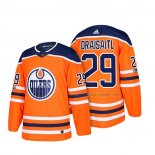 Maillot Hockey Edmonton Oilers Leon Draisaitl 2018 Orange