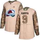 Maillot Hockey Enfant Colorado Avalanche Paul Kariya Authentique 2017 Veterans Day Camouflage