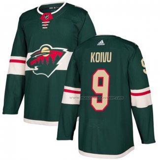 Maillot Hockey Enfant Minnesota Wild Mikko Koivu Domicile Authentique Vert