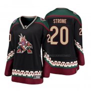 Maillot Hockey Femme Arizona Coyotes Dylan Strome Heritage Alterner Breakaway Noir