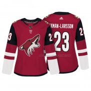 Maillot Hockey Femme Arizona Coyotes Oliver Ekman Larsson Authentique Joueur Rouge