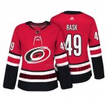 Maillot Hockey Femme Carolina Hurricanes Victor Rask Authentique Joueur Rouge