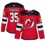 Maillot Hockey Femme New Jersey Devils Cory Schneider Authentique Joueur Rouge