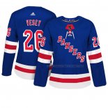 Maillot Hockey Femme New York Rangers Jimmy Vesey Authentique Joueur Bleu