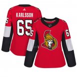 Maillot Hockey Femme Ottawa Senators Erik Karlsson Authentique Joueur Rouge