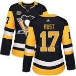 Maillot Hockey Femme Pittsburgh Penguins Bryan Rust 50 Anniversary Domicile Premier Noir