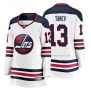 Maillot Hockey Femme Winnipeg Jets Brandon Tanev Heritage Breakaway Blanc