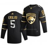 Maillot Hockey Golden Edition Florida Panthers Aaron Ekblad Limited Authentique 2020-21 Noir