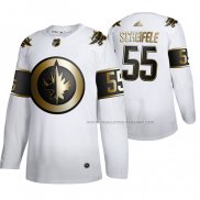 Maillot Hockey Golden Edition Winnipeg Jets Mark Scheifele Limited Blanc