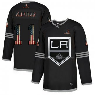 Maillot Hockey Los Angeles Kings Anze Kopitar 2020 USA Flag Noir