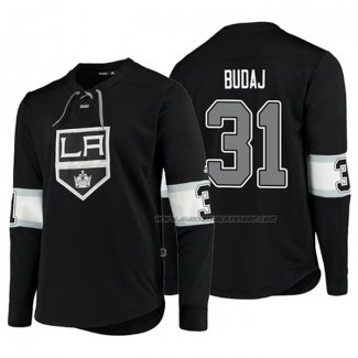 Maillot Hockey Los Angeles Kings Peter Budaj Platinum Noir