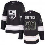 Maillot Hockey Los Angeles Kings Wayne Gretzky Drift Fashion Noir