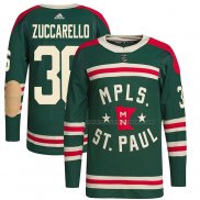 Maillot Hockey Minnesota Wild Mats Zuccarello Authentique 2022 Winter Classic Vert