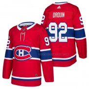 Maillot Hockey Montreal Canadiens Jonathan Drouin Authentique Domicile 2018 Rouge