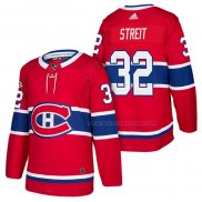 Maillot Hockey Montreal Canadiens Mark Streit Authentique Domicile 2018 Rouge