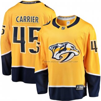 Maillot Hockey Nashville Predators Alexandre Carrier Premier Breakaway Or