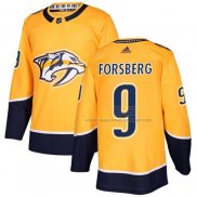 Maillot Hockey Nashville Predators Filip Forsberg Domicile Authentique Jaune