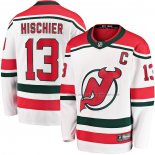 Maillot Hockey New Jersey Devils Nico Hischier Premier Breakaway 2022-23 Blanc