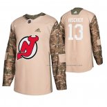 Maillot Hockey New Jersey Devils Nico Hischier Veterans Day Camouflage