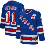 Maillot Hockey New York Rangers Mark Messier Mitchell & Ness 1993 Bleu