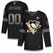 Maillot Hockey Pittsburgh Penguins Personnalise Black Shadow Noir