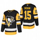 Maillot Hockey Pittsburgh Penguins Riley Sheahan Domicile Authentique Joueur Noir