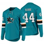 Maillot Hockey San Jose Sharks Marc Edouard Vlasic Platinum Vert