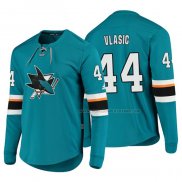 Maillot Hockey San Jose Sharks Marc Edouard Vlasic Platinum Vert