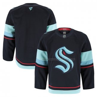 Maillot Hockey Seattle Kraken Domicile Autentico Pro Noir