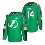 Maillot Hockey Tampa Bay Lightning Chris Kunitz 2018 Dia de San Patricio Vert