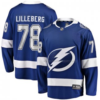 Maillot Hockey Tampa Bay Lightning Emil Lilleberg Domicile Premier Breakaway Bleu