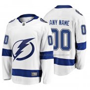 Maillot Hockey Tampa Bay Lightning Personnalise 2019 Exterieur Breakaway Blanc