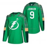 Maillot Hockey Tampa Bay Lightning Tyler Johnson 2018 Dia de San Patricio Vert