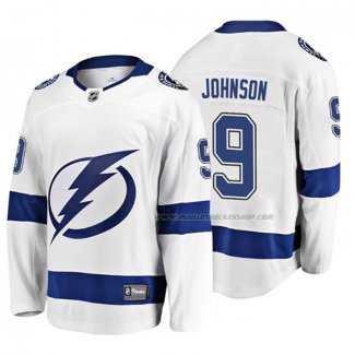 Maillot Hockey Tampa Bay Lightning Tyler Johnson 2019 Exterieur Breakaway Blanc