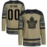 Maillot Hockey Toronto Maple Leafs Personnalise Military Appreciation Team Authentique Practice Camouflage