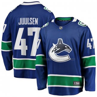 Maillot Hockey Vancouver Canucks Noah Juulsen Domicile Premier Breakaway Bleu