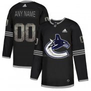 Maillot Hockey Vancouver Canucks Personnalise Black Shadow Noir