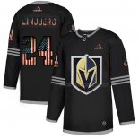 Maillot Hockey Vegas Golden Knights Oscar Lindberg 2020 USA Flag Noir