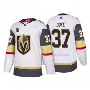 Maillot Hockey Vegas Golden Knights Reid Duke Exterieur 2018 Blanc