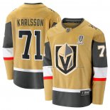 Maillot Hockey Vegas Golden Knights William Karlsson 2023 Stanley Cup Champions Domicile Breakaway Or