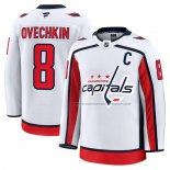 Maillot Hockey Washington Capitals Alexander Ovechkin Exterieur Blanc