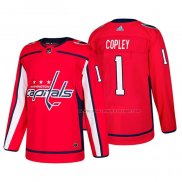 Maillot Hockey Washington Capitals Pheonix Copley Domicile Authentique Joueur Rouge