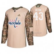 Maillot Hockey Washington Capitals Tom Wilson Veterans Day Camouflage