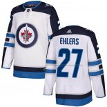 Maillot Hockey Winnipeg Jets Nikolaj Ehlers Road Authentique Blanc