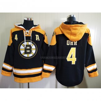 Veste a Capuche Boston Bruins Bobby Orr Noir