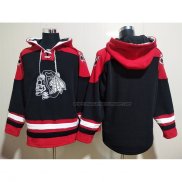 Veste a Capuche Chicago Blackhawks Noir